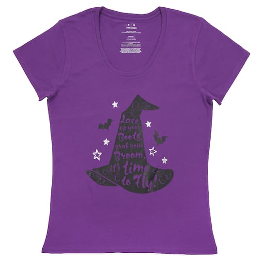 Halloween Witch Hat Ladies T-Shirt by Celebrate It&#x2122;
